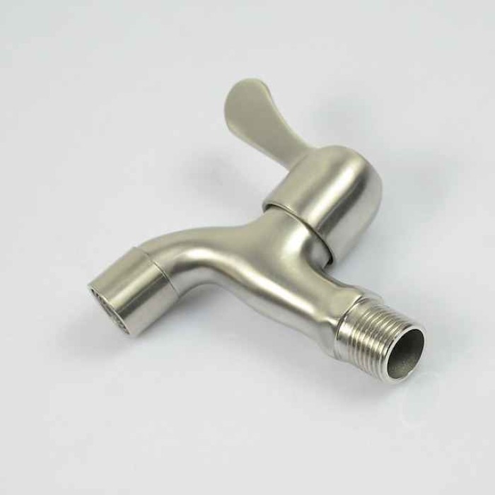 Stainless Steel Single Handle Faucet Accessory,Superior Quality Wall Installed Washing Machine Tap