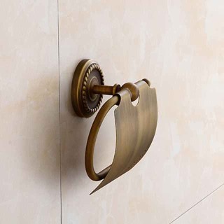 Toilet Paper Holder Antique Brass for Bathroom Decoration Bathroom Roll Paper Holder 1pc