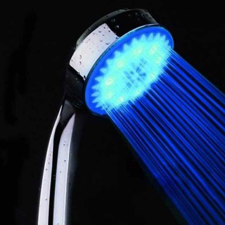 Contemporary Hand Shower Chrome Feature - Eco-friendly / LED, Shower Head / A Grade ABS / Round / Water Flow / # / #