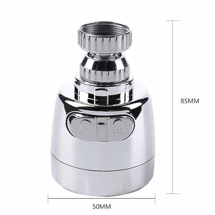 360 Degree Rotatable Water Saving Faucet Tap Aerator ABS Faucet Nozzle Filter Water Faucet Bubbler Aerator