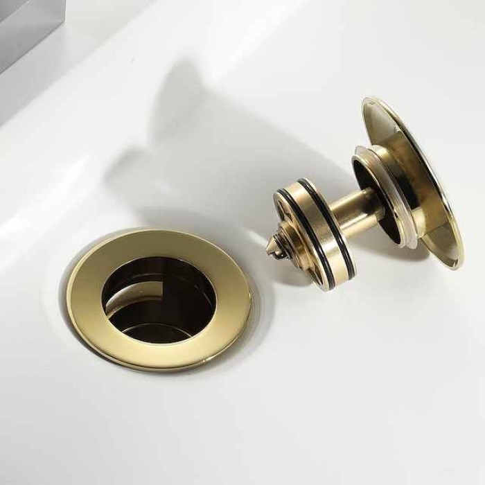 Faucet Accessory,Copper Titanium Superior Quality Pop-up Water Drain With Overflow