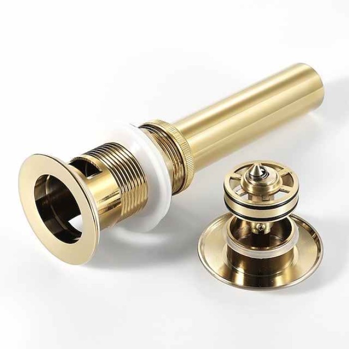 Faucet Accessory,Copper Titanium Superior Quality Pop-up Water Drain With Overflow