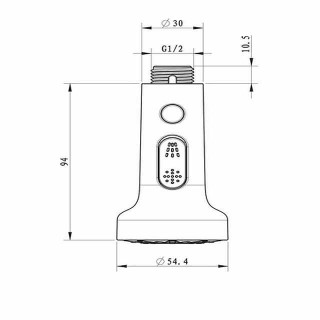 Faucet accessory - Superior Quality Water Spout Contemporary Stainless Steel Electroplated