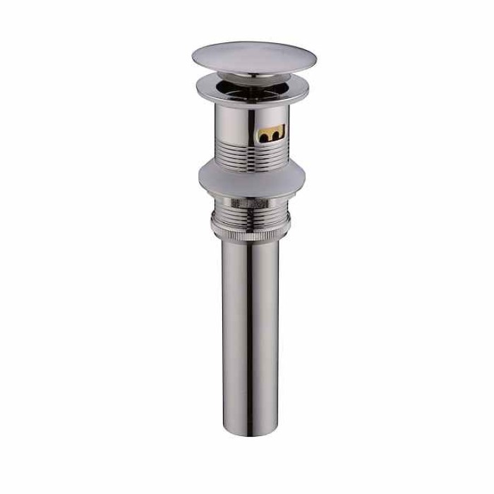 Faucet Accessory,Superior Quality Pop-up Water Drain With Overflow Contemporary Brass Chrome