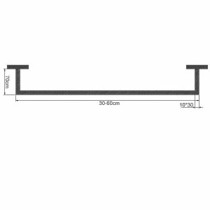 Bath Towel Bar,SUS304 Stainless Steel Towel Rack for Bathroom,Bathroom Accessories Towel Rod Heavy Duty Wall Mounted Towel Holder (Matte Black)