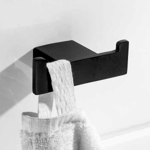 Multifunction Robe Hook Premium Design Contemporary  Stainless Steel and Metal Hook for Bathroom Wall Mounted 1pc