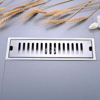 Creative Modern Stainless Steel Drain,Floor Mounted Rectangle Bathroom Accessories