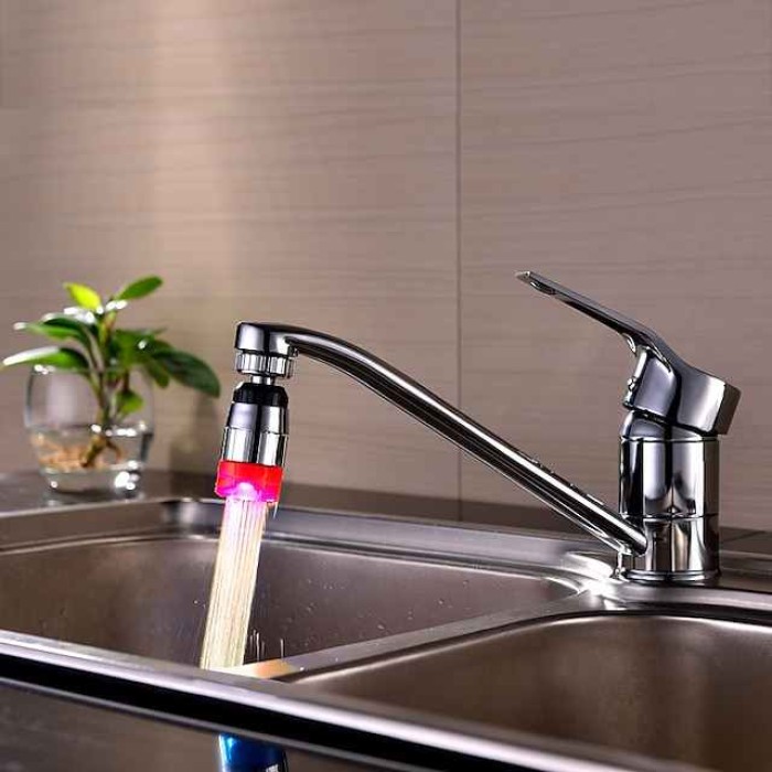 Led Light Color Changing Faucet Monochrome Faucet Mouth Faucet Water Spout