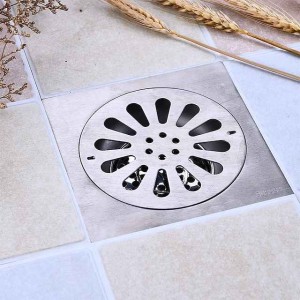 Multipurpose Drain Creative Modern Stainless Steel Removable Invisible Look Or Flat Cover Bathroom