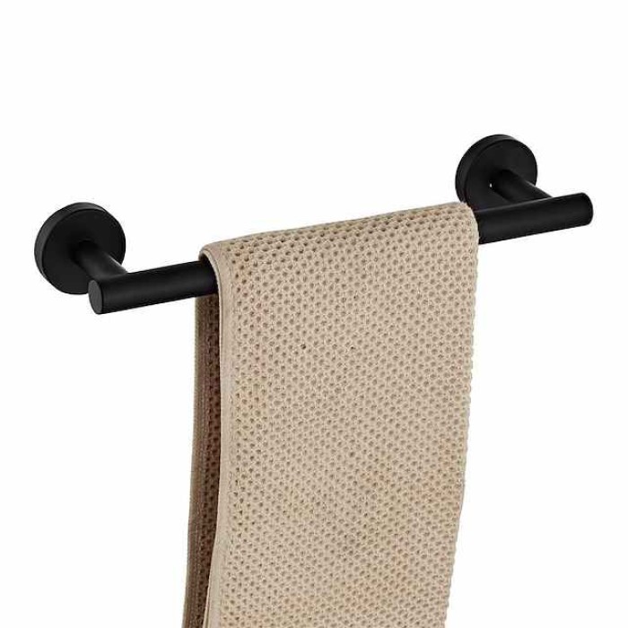 Bathroom Accessory Set Include Towel Bar Toilet Paper Holder and Robe Hook New Design Stainless Steel Wall Mounted