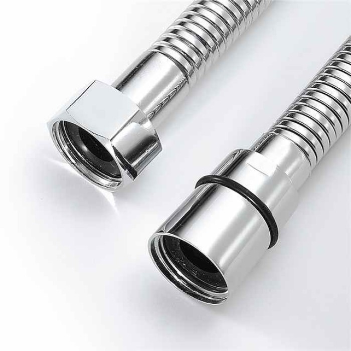 Faucet accessory - Superior Quality Water Supply Hose Contemporary Stainless Steel Chrome