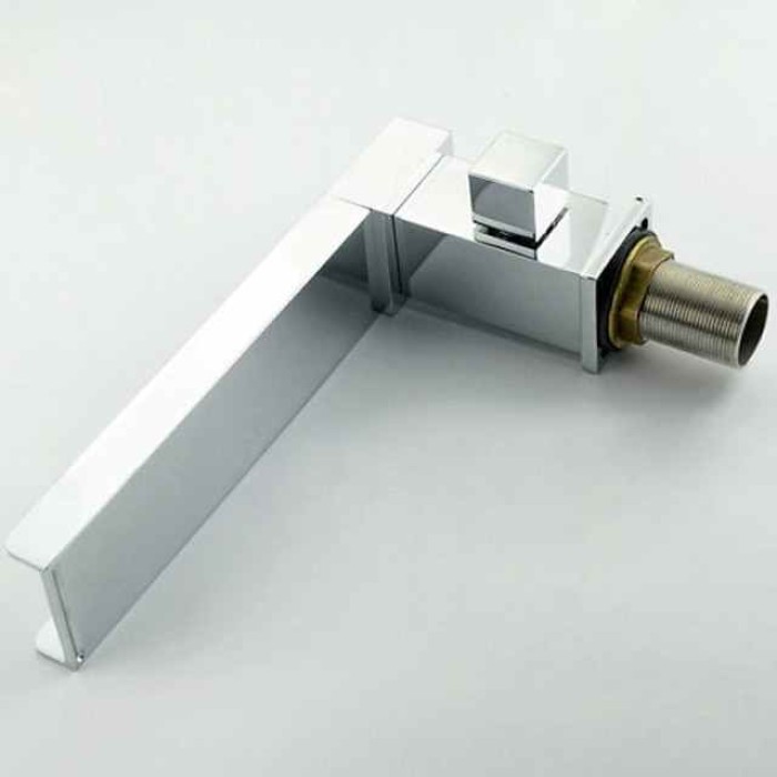 Bathtub Faucet -3 Holes Waterfall Bathtub Mixer Tap Chrome Bathroom Shower Faucet