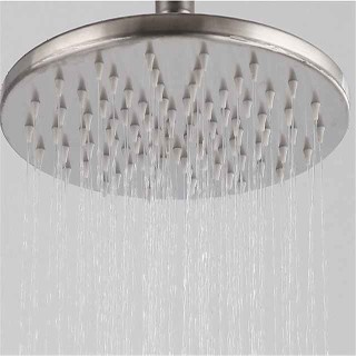 304 Stainless Steel Wire Drawing Pressurized Top Spray Bathroom Shower