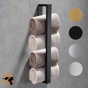 Towel Bar / Bathroom Shelf New Design / Self-adhesive / Creative Contemporary / Modern Stainless Steel 1PC - Bathroom Single / 1-Towel Bar Wall Mounted