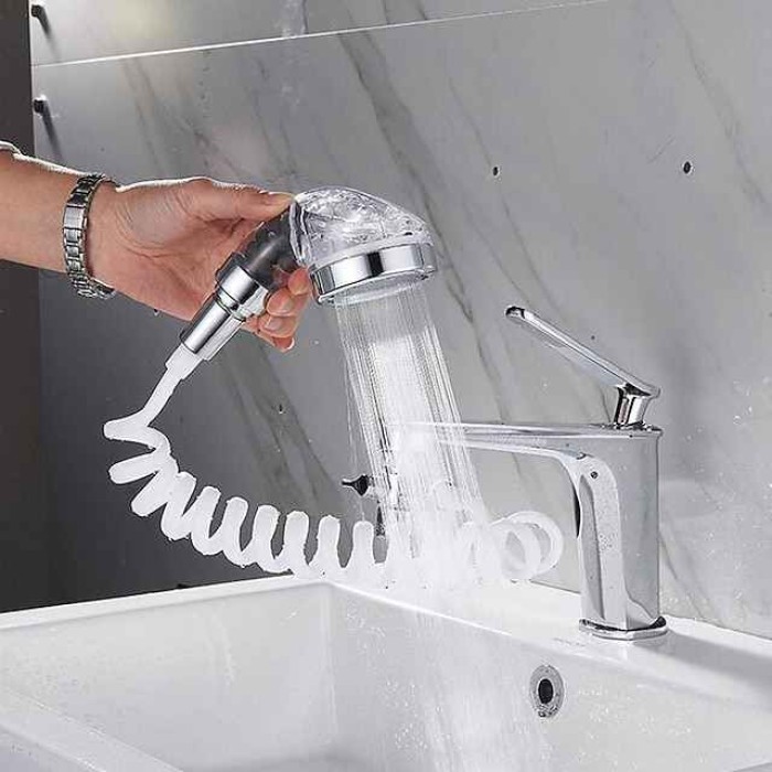 Bathroom Wash Face Basin Water Tap External Shower Head Toilet Hold Filter Flexible Hair Washing Faucet Rinser Extension Set