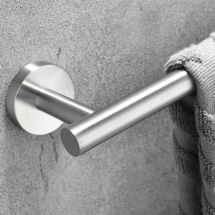 Towel Bar Stainless Steel Bathroom Shelf Single Rod Wall Mounted New Desig 1 pc 30/40/45/50/60cm