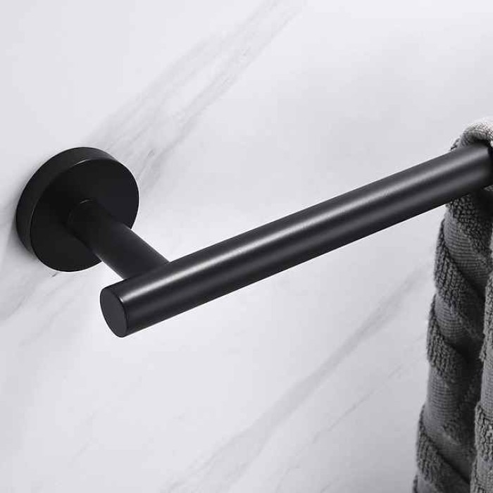 Towel Bar Stainless Steel Bathroom Shelf Single Rod Wall Mounted New Desig 1 pc 30/40/45/50/60cm