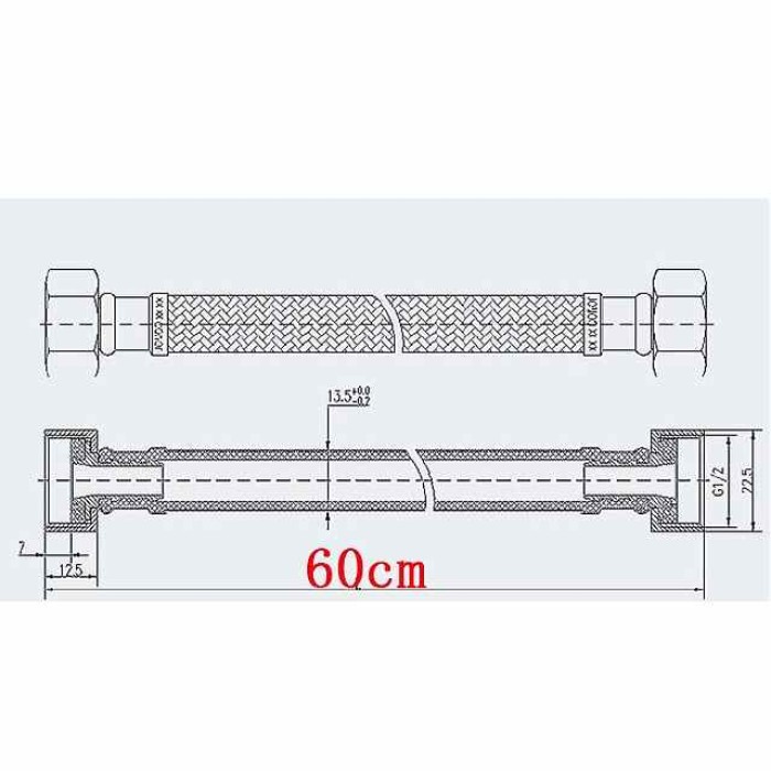 Faucet accessory - Superior Quality Water Inlet Hoses for United States/Canada and Other Countries Stainless Steel