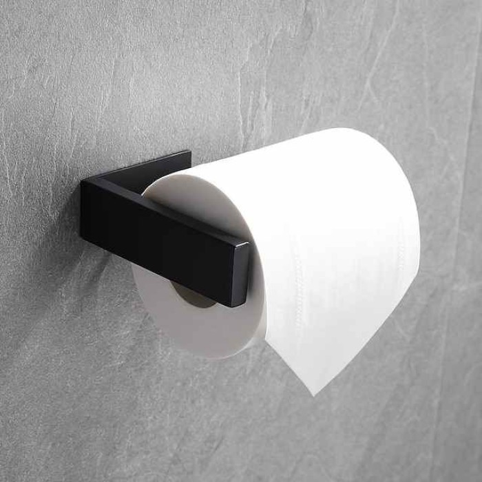 Toilet Paper Holder Bathroom Tissue Holder 304 Stainless Steel Self Adhesive Wall Mounted 1pc