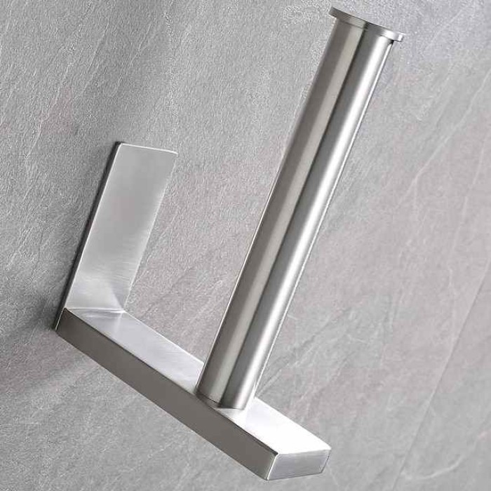 Toilet Paper Holder Bathroom Tissue Holder 304 Stainless Steel Self Adhesive Wall Mounted 1pc