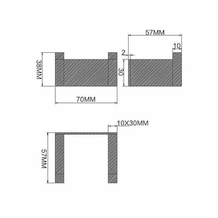 Bathroom Hardware Accessory Set Include Robe Hook, Towel Bar, Towel Holder, Toilet Paper Holder, Self-adhesive Brushed Stainless Steel Silvery