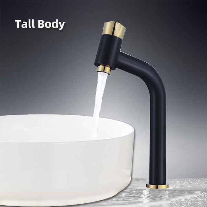 Bathroom Sink Faucet - Waterfall Electroplated Centerset Single Handle One HoleBath Taps / Bathroom Sink Faucet+ Accessories / Contemporary / Vintage / Ceramic Valve / Brass