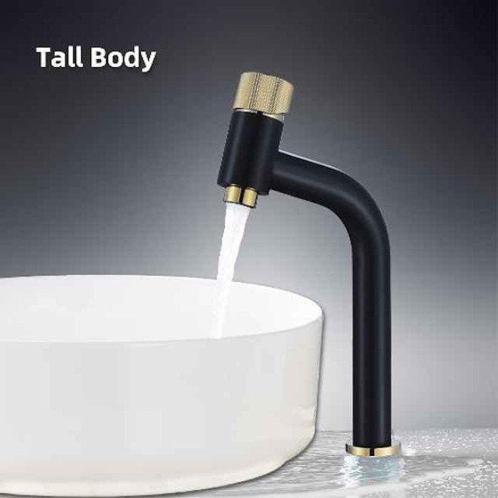 Bathroom Sink Faucet - Waterfall Electroplated Centerset Single Handle One HoleBath Taps / Bathroom Sink Faucet+ Accessories / Vintage / Yes / Brass / Brass