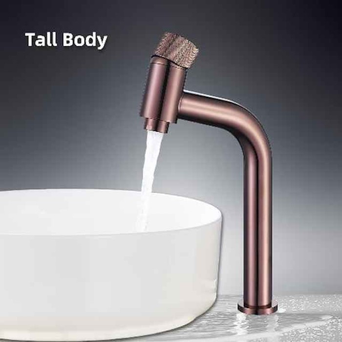 Bathroom Sink Faucet - Waterfall Antique Brass / Electroplated Centerset Single Handle One HoleBath Taps