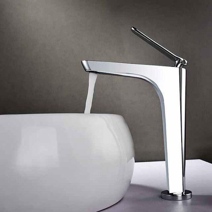 Bathroom Sink Faucet - Widespread Painted Finishes Other Single Handle One HoleBath Taps