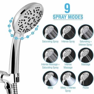 Contemporary Hand Shower Chrome Feature - Shower, Shower Head