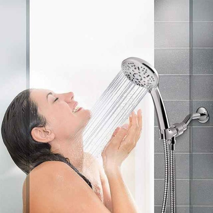 Contemporary Hand Shower Chrome Feature - Shower, Shower Head