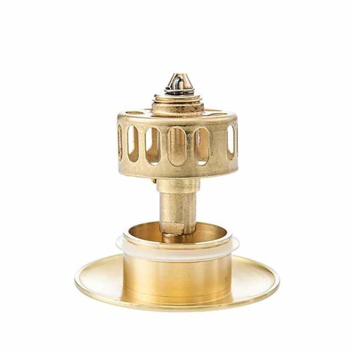 Brass Pop Up Sink Drain Stopper with Overflow Bathroom Faucet Vessel Vanity Sink Drainer(Golden)