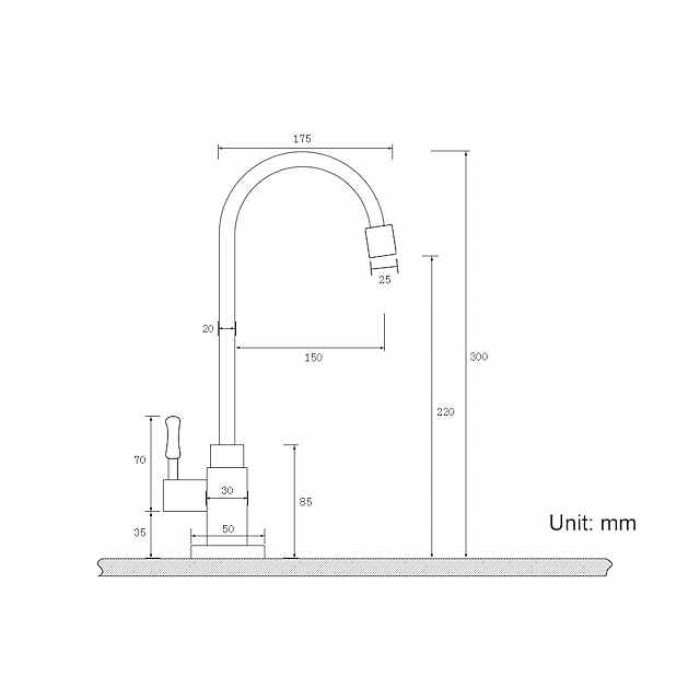 Kitchen faucet - Single Handle One Hole Antique Brass Standard Spout Centerset Antique Kitchen Taps