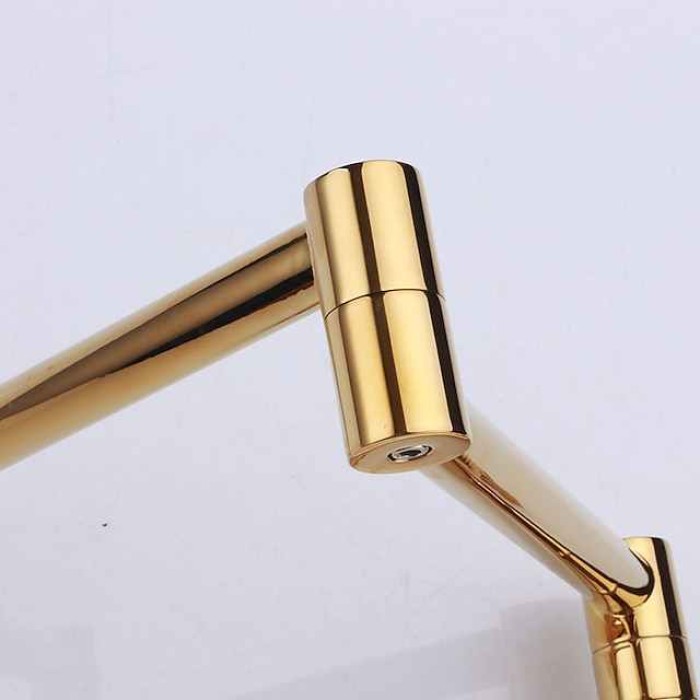 Kitchen faucet Single Handle Two Holes Electroplated/Painted Finishes Pull-out/&shy;Pull-down/Pot Filler Wall Mounted Contemporary Kitchen Taps