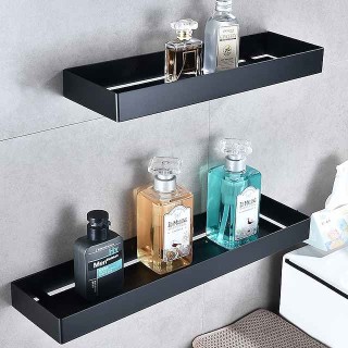 304 Stainless Steel Bathroom Shelf,Black New Design Creative Contemporary  Modern Bathroom Storage Rack