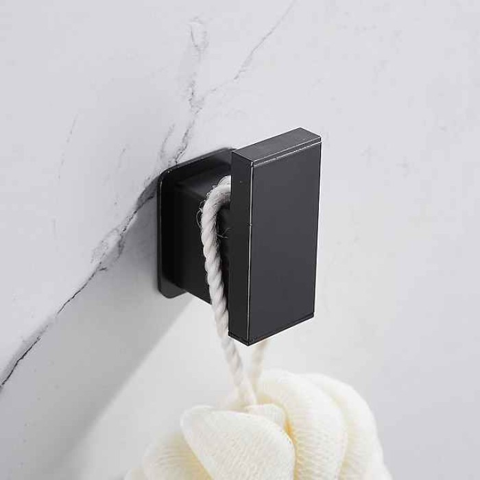 Robe Hook Creative Contemporary Modern Aluminum 1pc Bathroom Wall Mounted