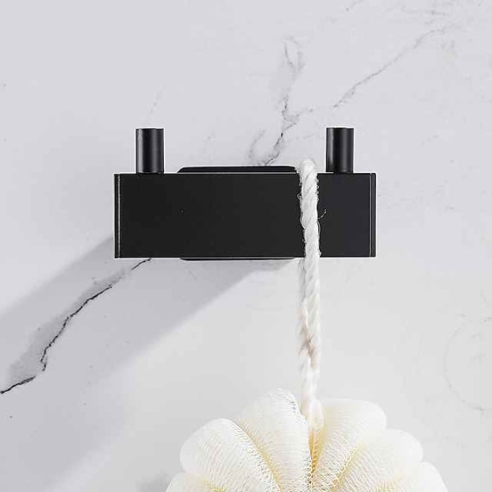 Robe Hook Creative Contemporary Modern Aluminum 1pc Bathroom Wall Mounted