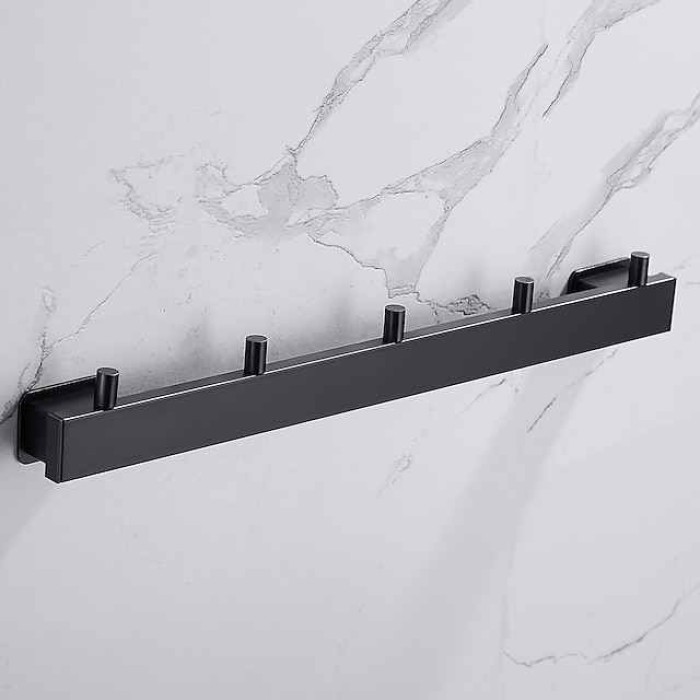 Robe Hook Creative Contemporary Modern Aluminum 1pc Bathroom Wall Mounted