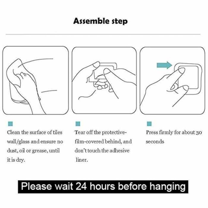 Wall Hooks 4 Pieces Self-adhesive Durable 304 Stainless Steel Wall Hangers Waterproof Rustproof for Kitchen Bathrooms 3M