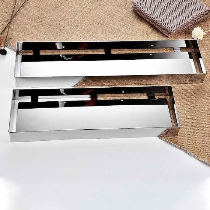 Bathroom Shelf New Design Stainless Steel Wall Mounted Bathroom Rack Tray Pendant In Front Of Shower Mirror