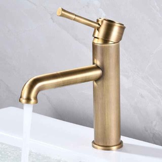 Bathroom Sink Faucet - Pull Out Oil-Rubbed Bronze / Antique Brass Centerset Single Handle One Holebath Taps