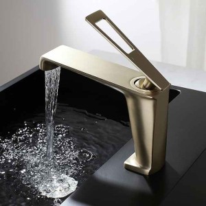 Bathroom Faucet Farmhouse Single Handle Lavatory Basin Vanity Sink Faucet Chrome/Black/Grey/Gold Available