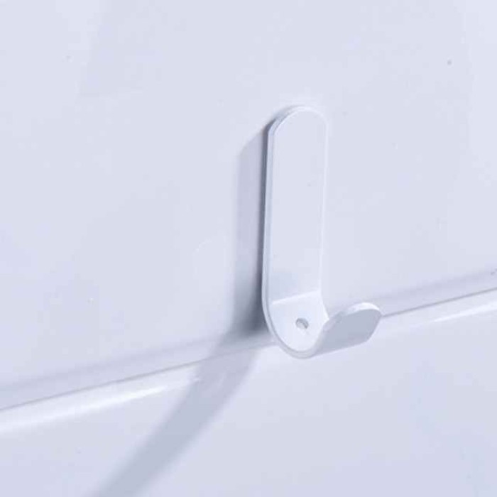 5pcs Punching Free Clothes Bag Hook Powerful Door Back Clothes and Hats Hanging Rack Wall Storage Bathroom Adhesive Hook Wall Hanging Wall