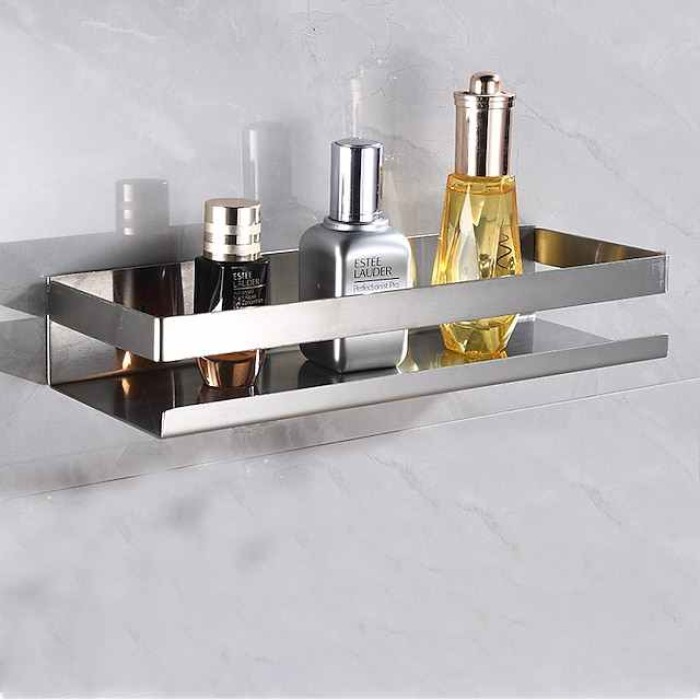 Bathroom Shelf Adorable Stainless Steel Bathroom, Hotel bath Wall Mounted