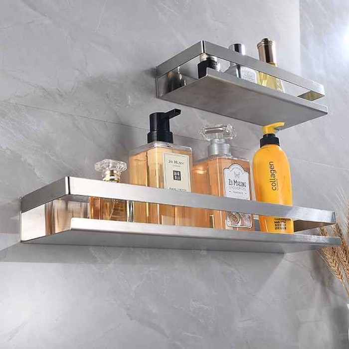 Bathroom Shelf Adorable Stainless Steel Bathroom, Hotel bath Wall Mounted