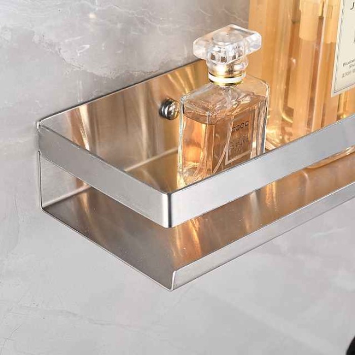 Bathroom Shelf Adorable Stainless Steel Bathroom, Hotel bath Wall Mounted