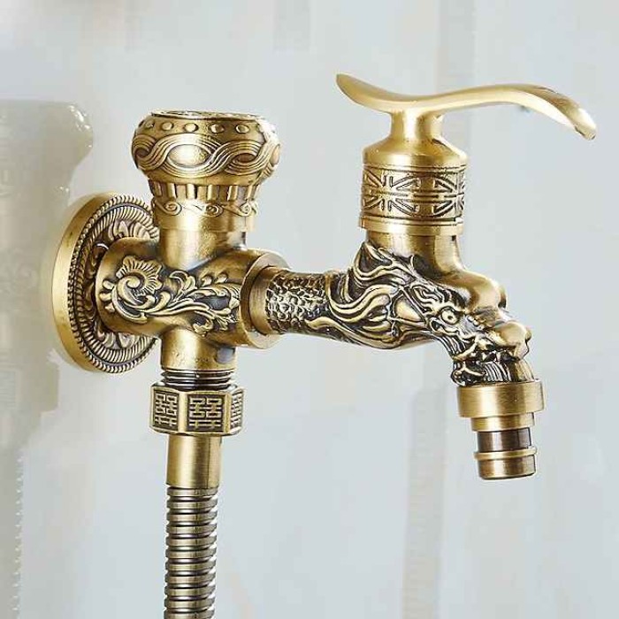 Bathroom Bidet Shower Sprayer Brass Toilet Douche Hygienic Cleaning Head Set Tap