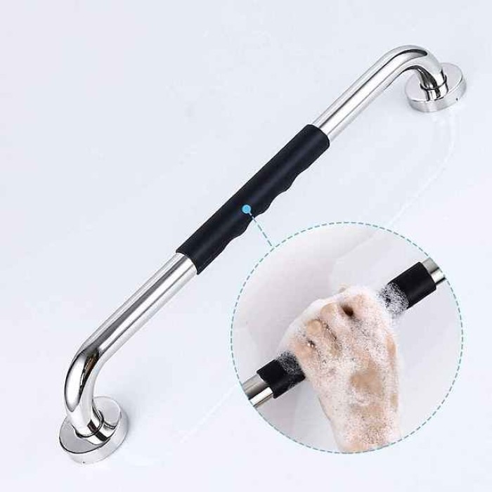 Grab Bars For Shower,304 Stainless Steel Handrail Bathroom Bathtub Elderly Disabled Toilet Toilet Safety Non-Slip Toilet Railing