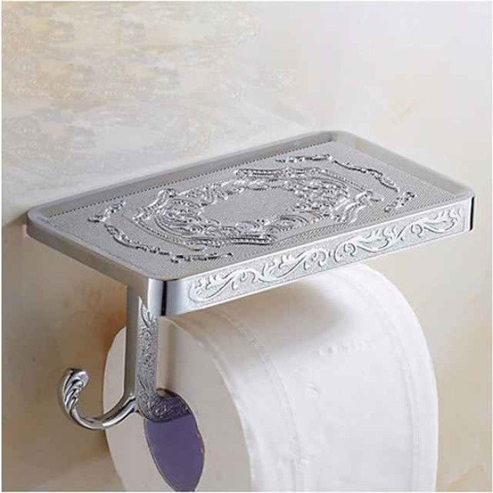 Toilet Paper Holder Multifunction Antique Zinc Alloy 1PC - Bathroom