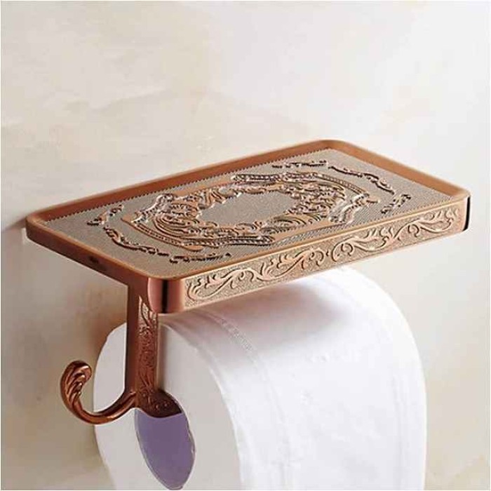 Toilet Paper Holder Multifunction Antique Zinc Alloy 1PC - Bathroom